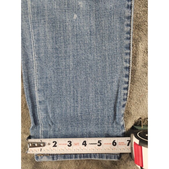 Talbots Boyfriend Jeans Womens 6 Blue Denim Stretch Straight Leg Mid Rise - Picture 5 of 12